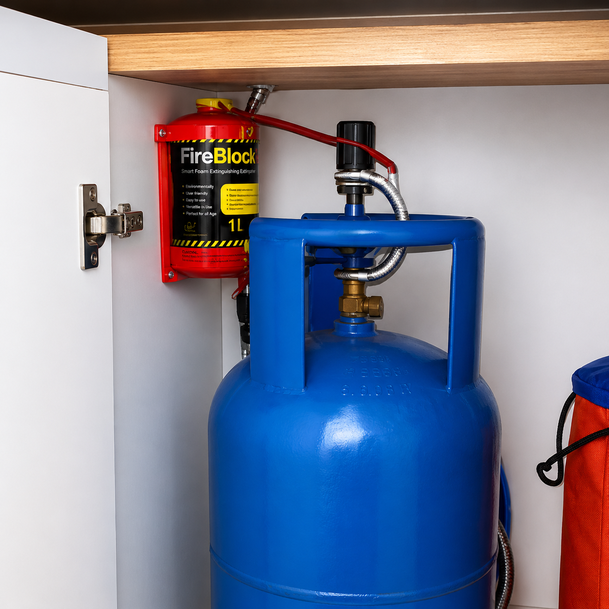 FireBlock FB/P1 – Smart Foam Fire Extinguisher 1 Liter